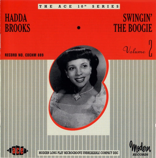 Hadda Brooks - Swing The Boogie Vol.2 (2003 Ace CD) VG+