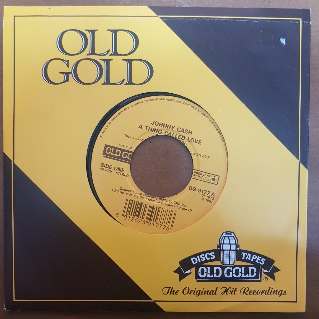 Johnny Cash - One Piece at a Time (Old Gold Vinyl 7" Single) VG+