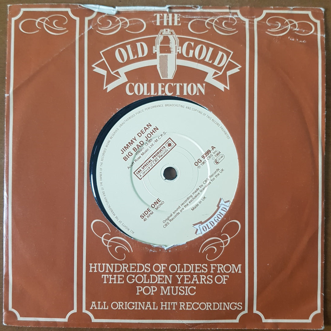 Jimmy Dean - Big Bad John (Old Gold Vinyl 7" Single) VG+