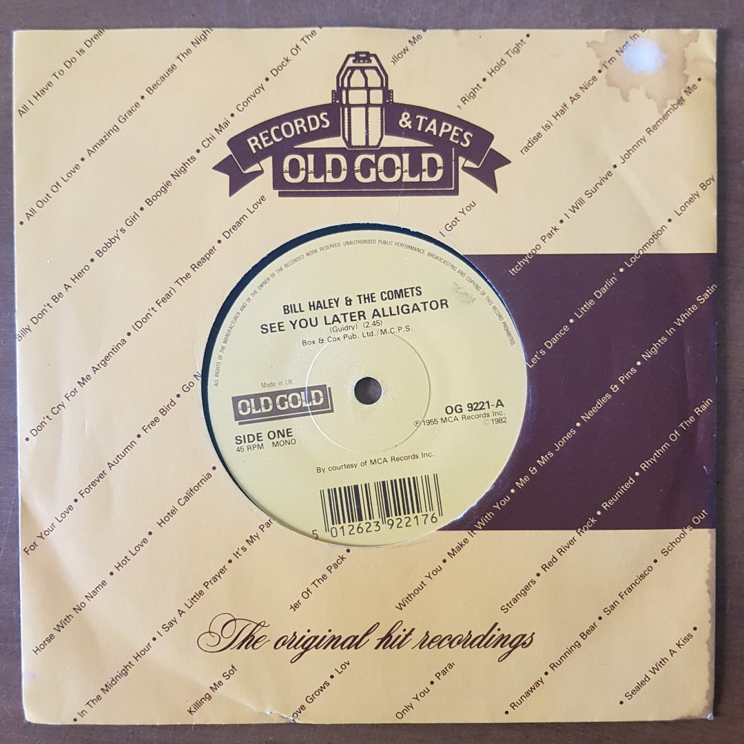 Bill Haley - See you Later Alligator / Shake Rattle & Roll (Vinyl 7" Single) VG+