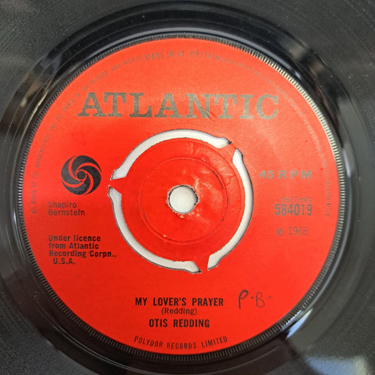 Otis Redding - My Lover's Prayer (Vinyl Single) 1966 Atlantic Soul 45 *EX*