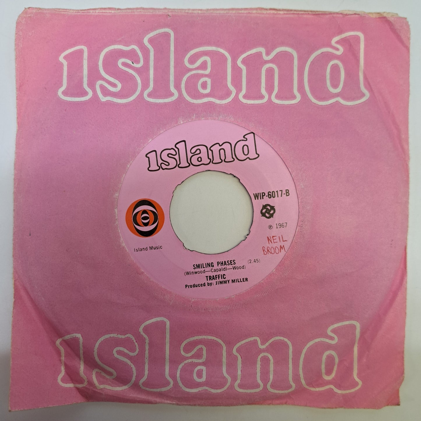 Traffic - Hole in my Shoe (Vinyl Single) 1967 Island 45 *VG*