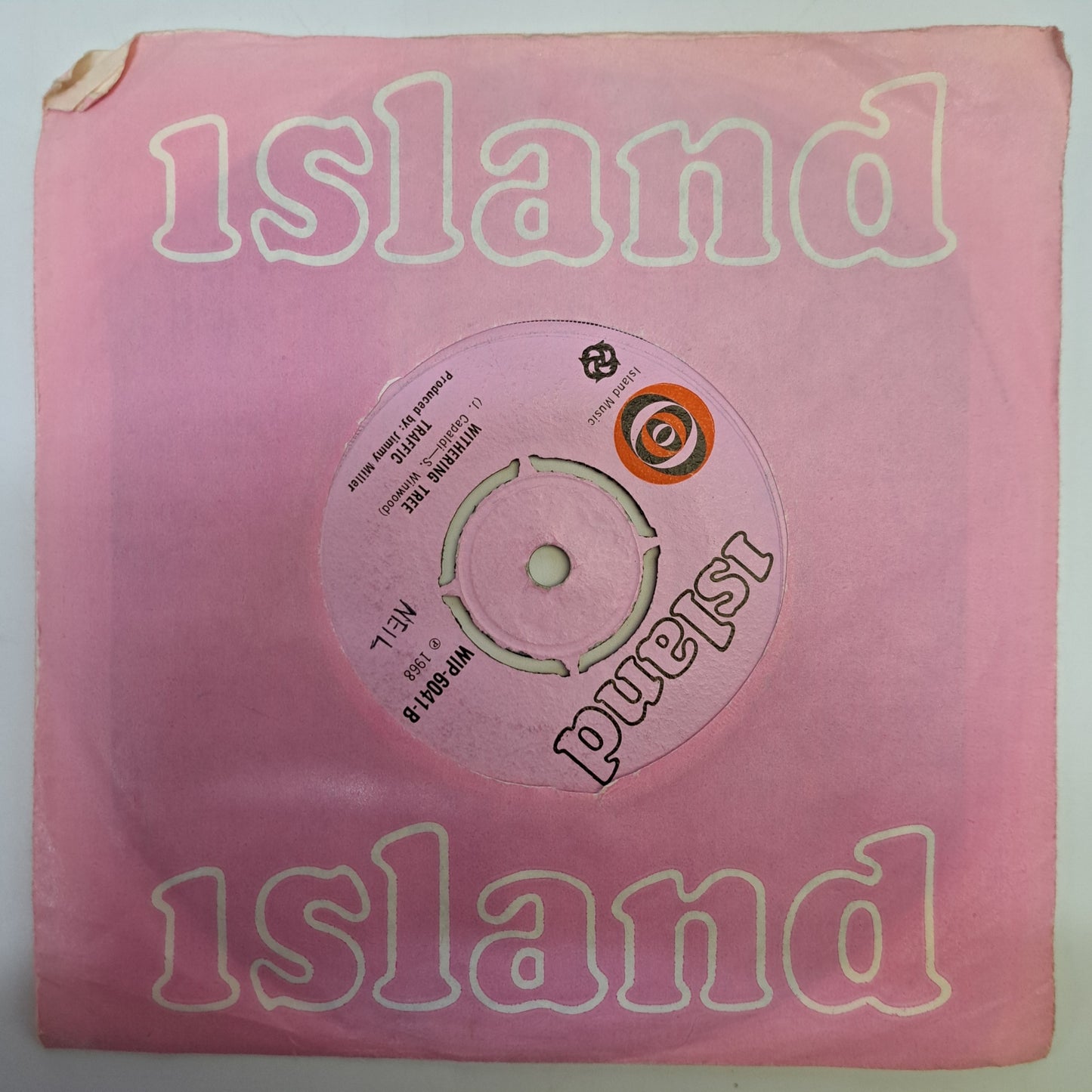 Traffic - Feeling Alright? (Vinyl Single) 1968 Island 45 *EX*