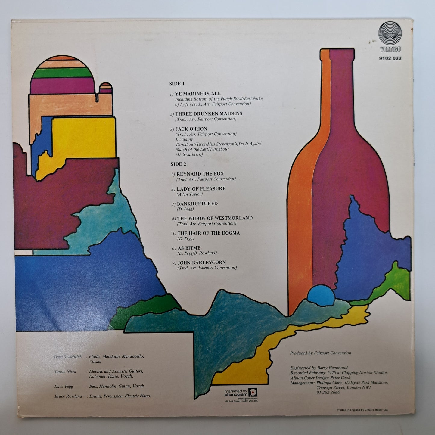 Fairport Convention - Tipplers Tales (Vinyl LP 1978 UK) EX/NM