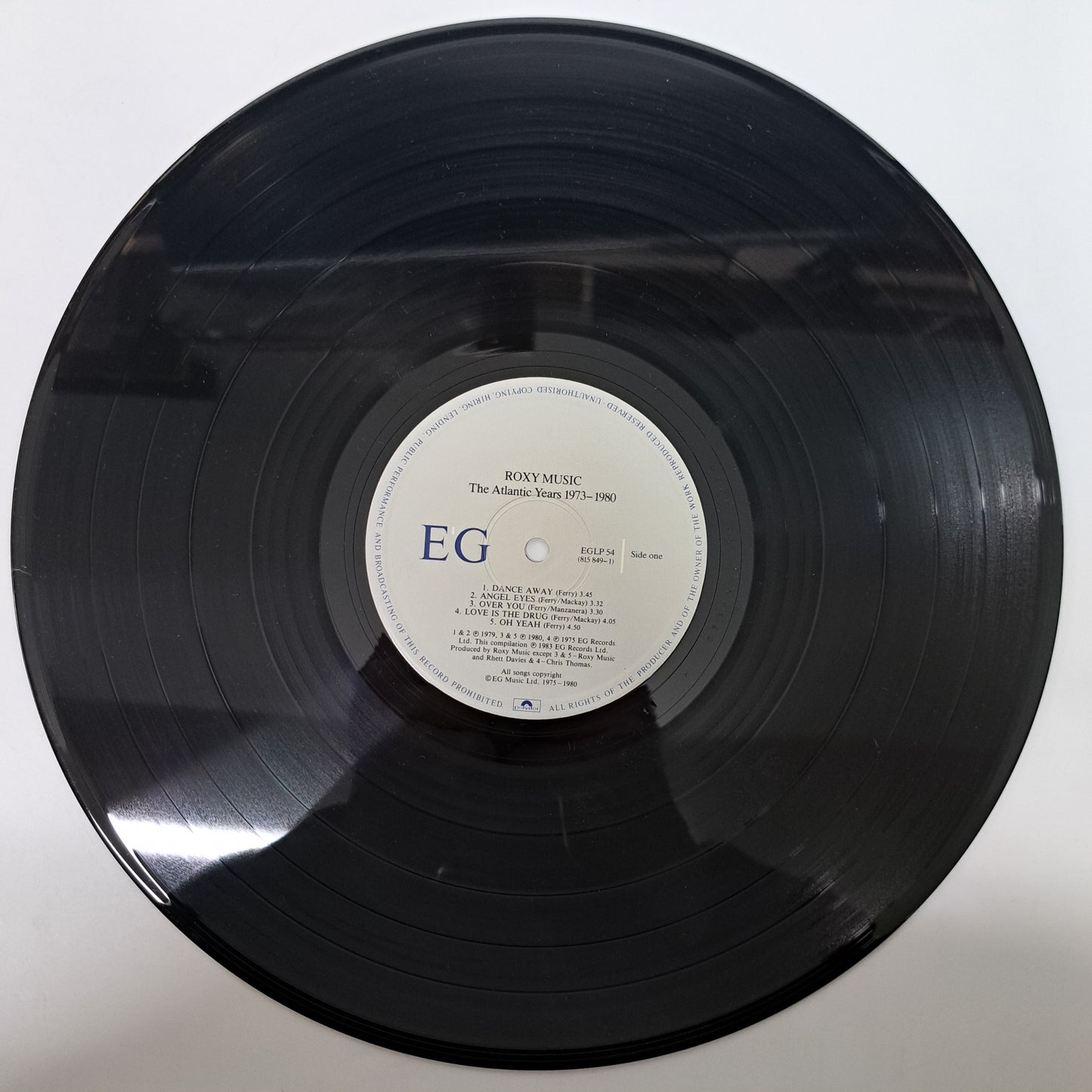 Roxy Music - The Atlantic Years 1973-1980 (Vinyl LP 1983 UK) EX/NM