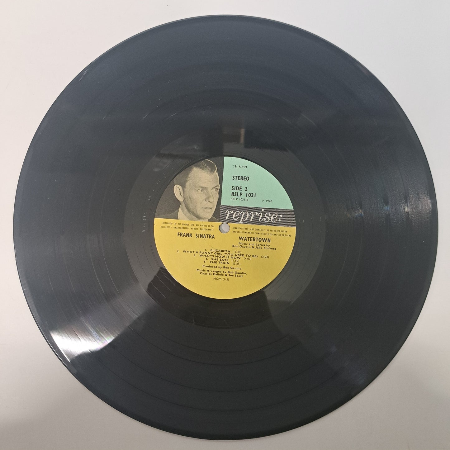 Frank Sinatra - Watertown (Vinyl LP 1970 UK 1st Press) EX/EX