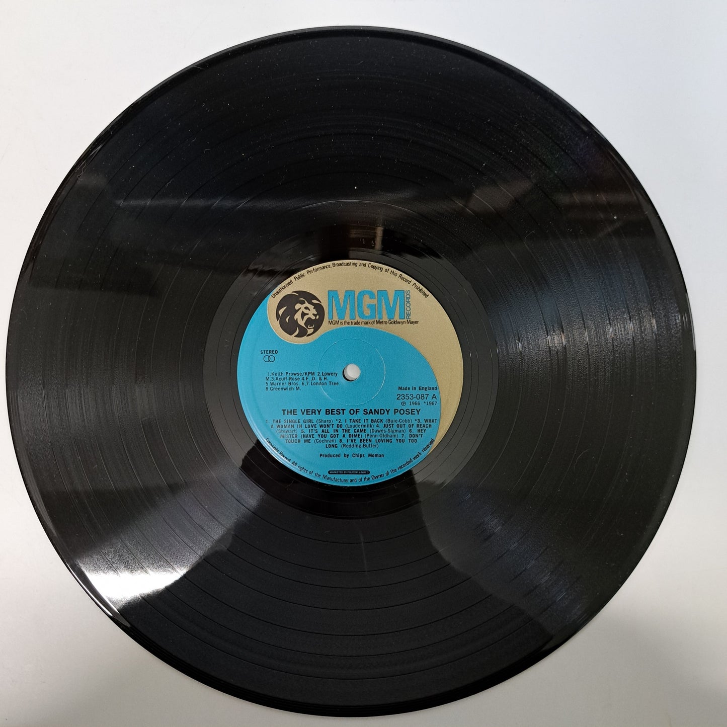 Sandy Posey - The Very Best of (Vinyl LP UK 1974) EX/EX