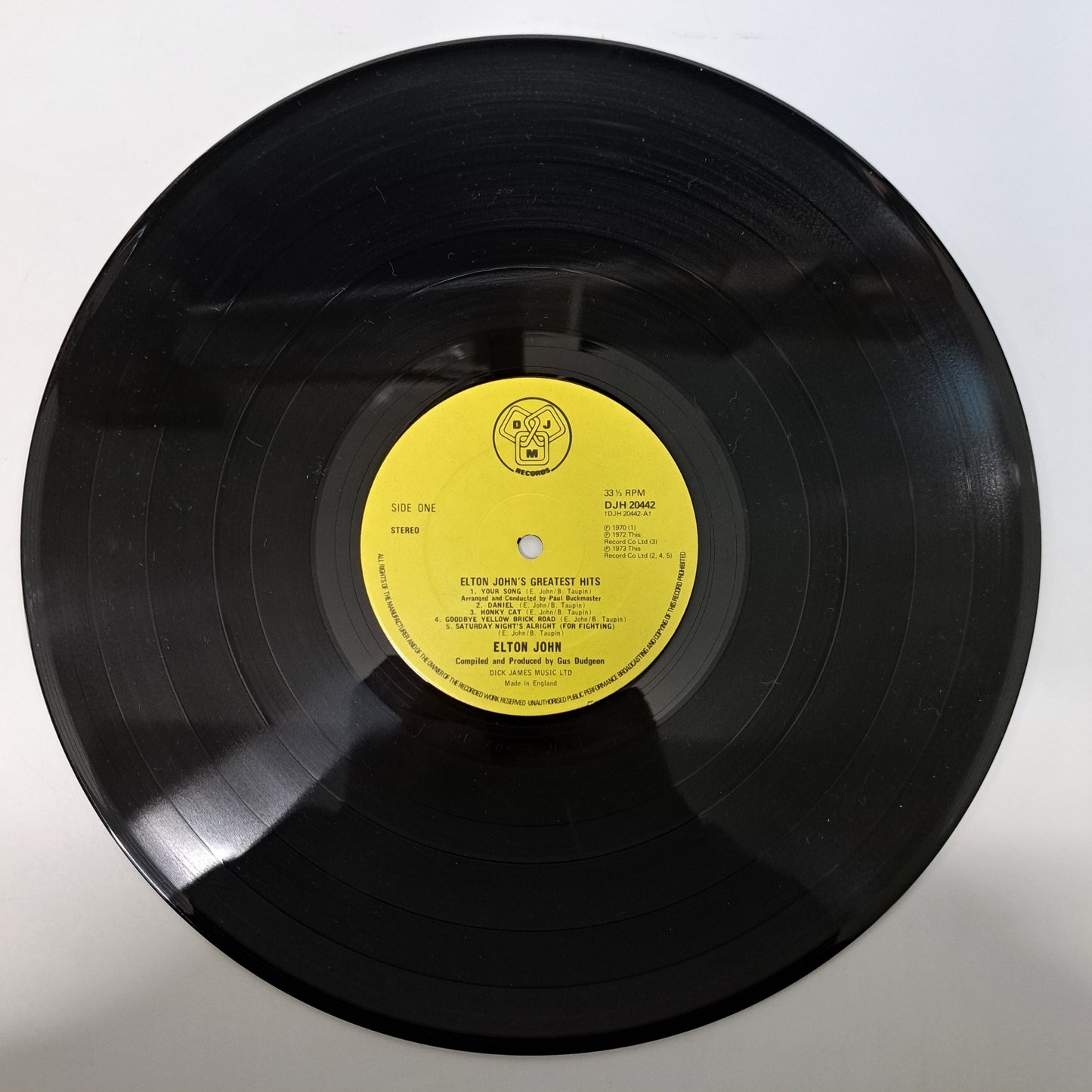 Elton John - Greatest Hits (Vinyl LP UK 1980) NM/NM
