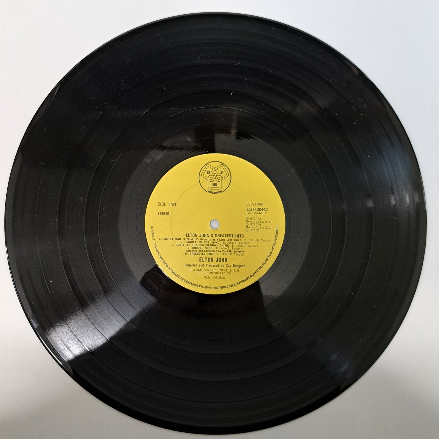 Elton John - Greatest Hits (Vinyl LP UK 1980) NM/NM