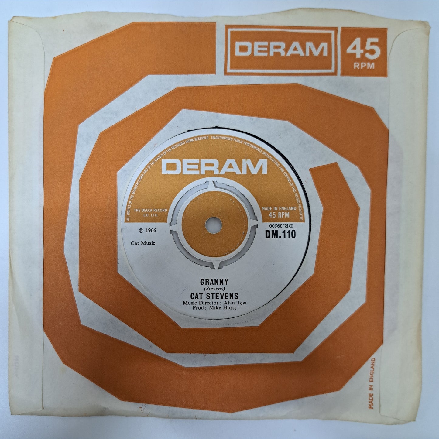 Cat Stevens - Matthew and Son (Vinyl Single) EX