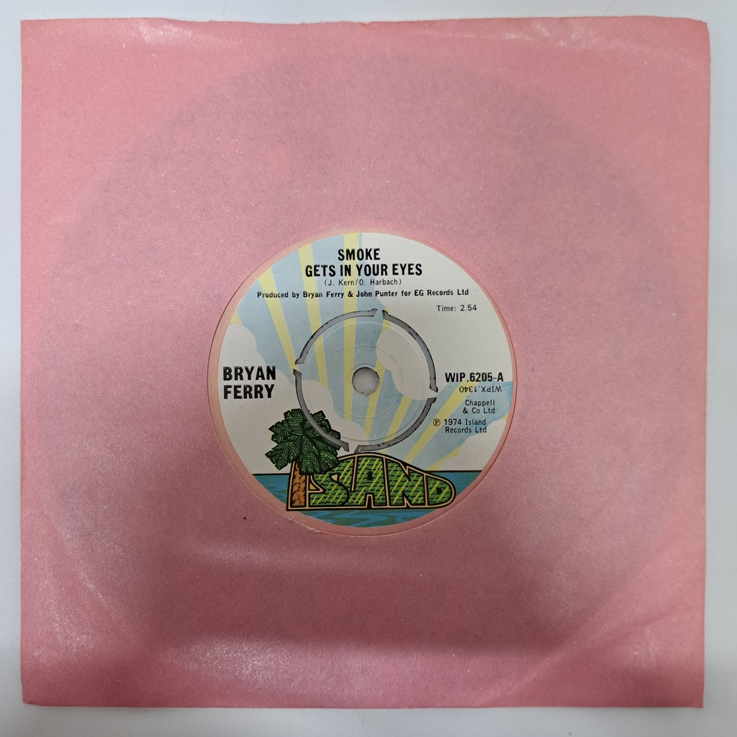 Bryan Ferry - Smoke Gets in Your Eyes (Vinyl Single) NM