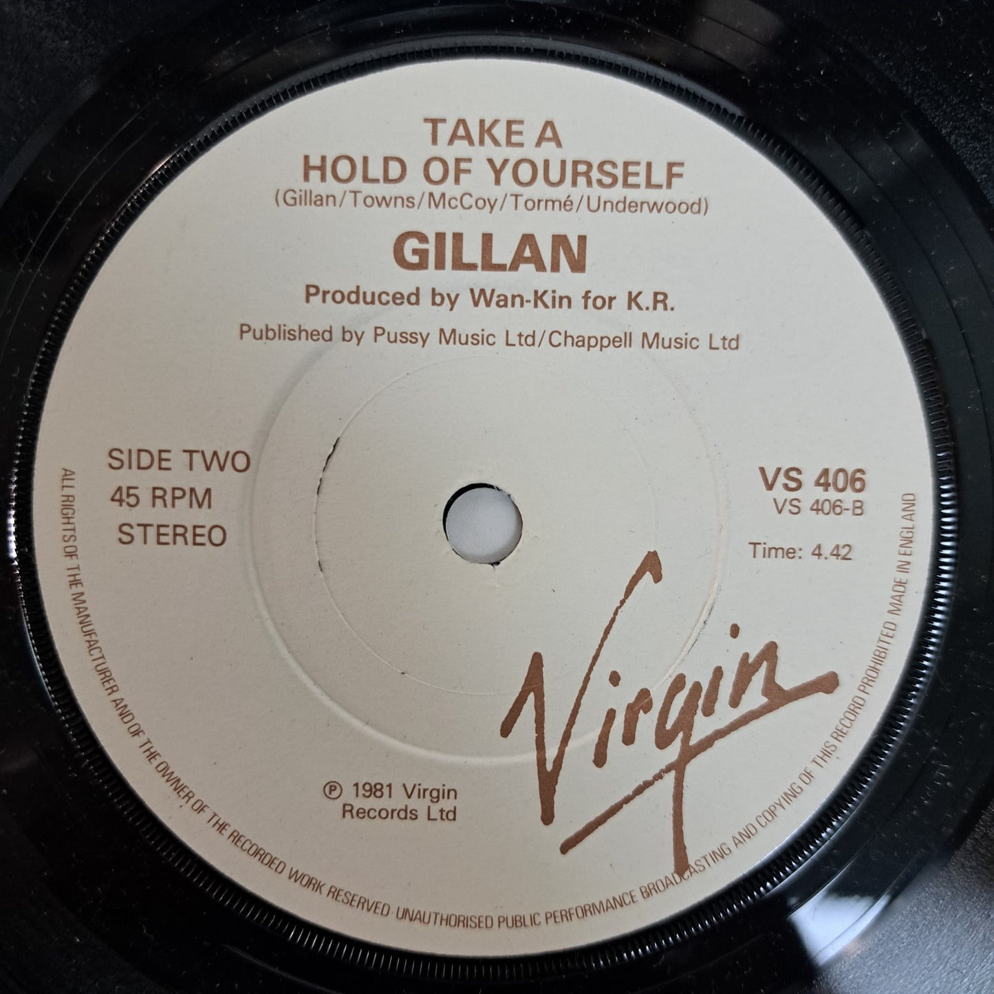 Gillan - New Orleans (Vinyl Single UK 1981) EX/NM