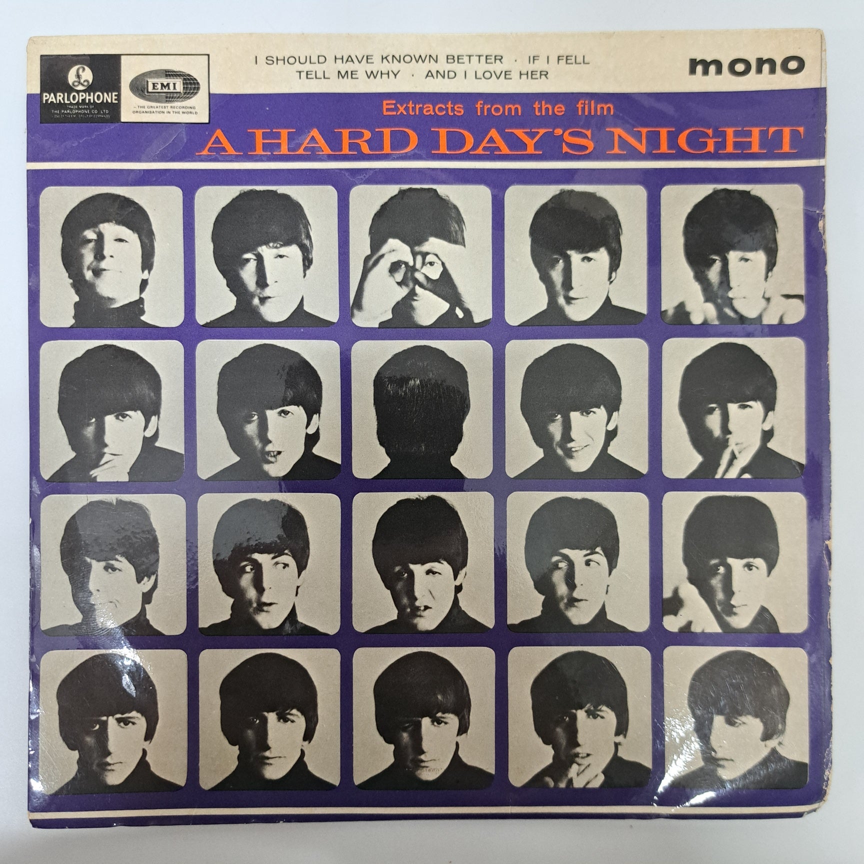 Beatles EP - A Hard Days Night [Extracts From the Film] (Vinyl EP