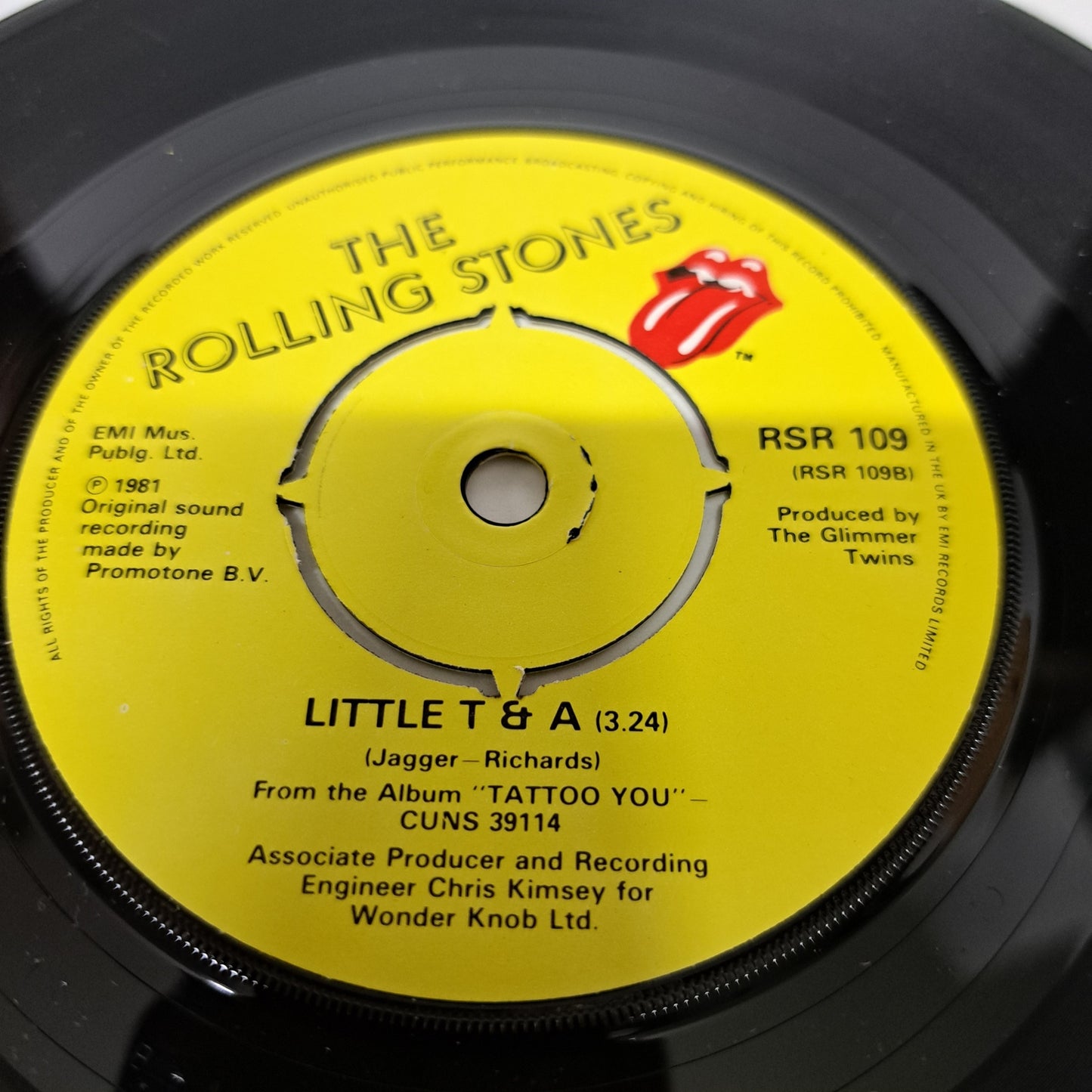 Rolling Stones - Waiting on a Friend (Vinyl P/S Single) NM/NM
