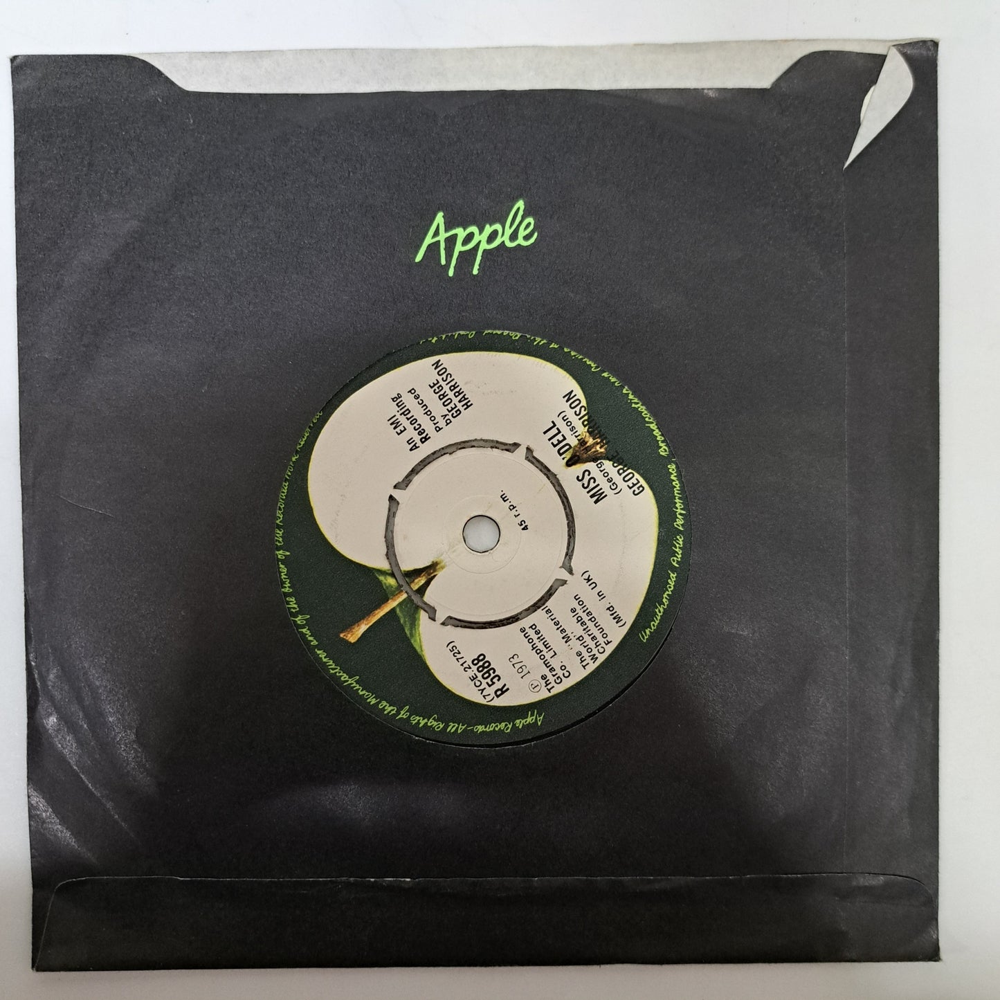 George Harrison - Give Me Love (Vinyl Single UK 1973 1st) NM
