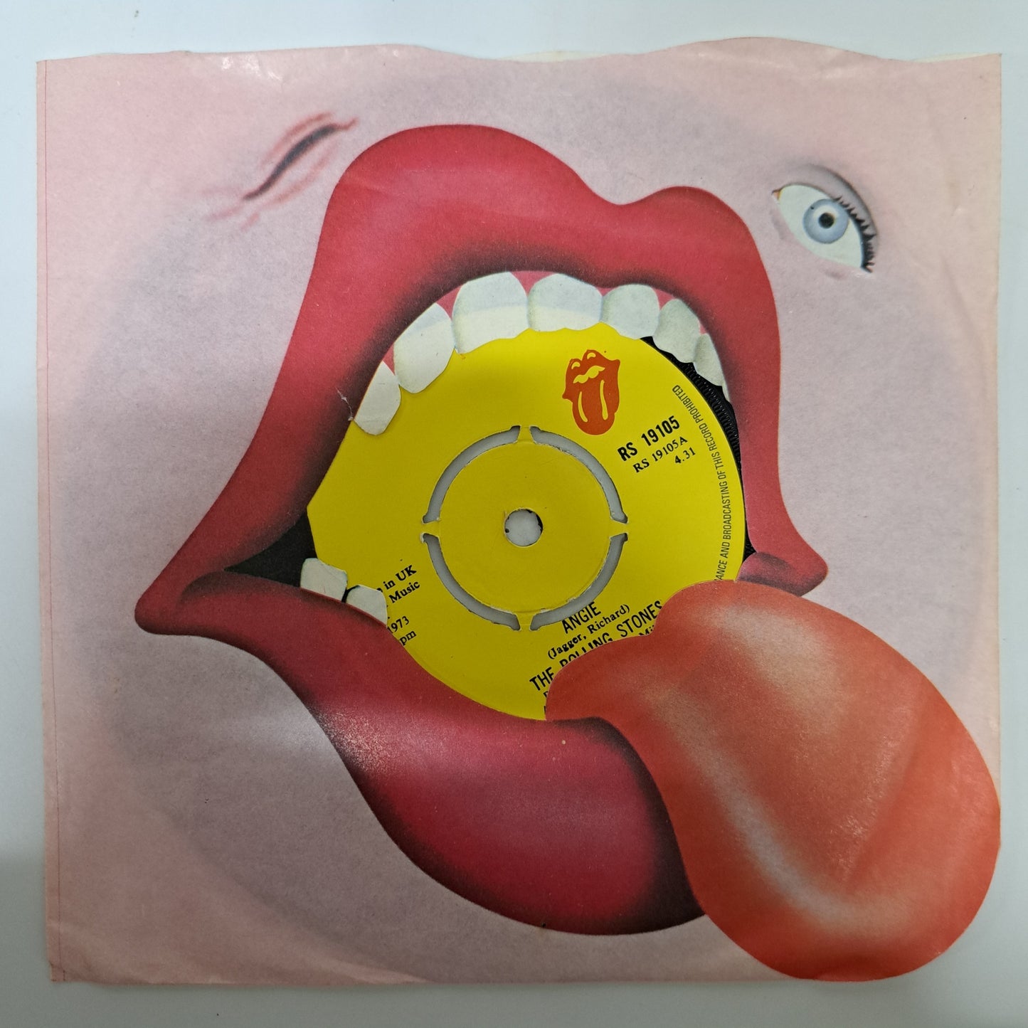 Rolling Stones - Angie (Vinyl Single UK 1973) VG+