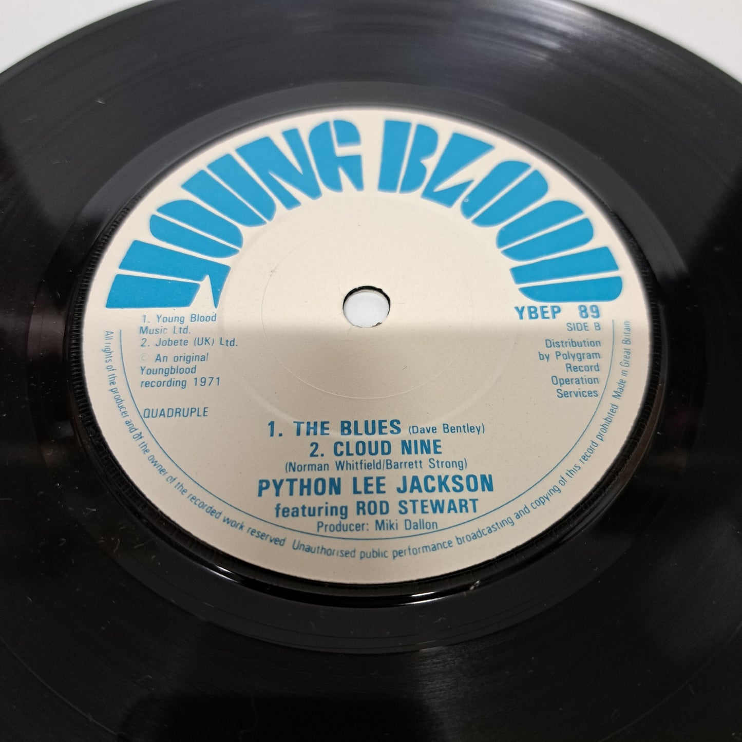 Python Lee Jackson feat Rod Stewart - In a Broken Dream (Vinyl EP P/S) NM/NM