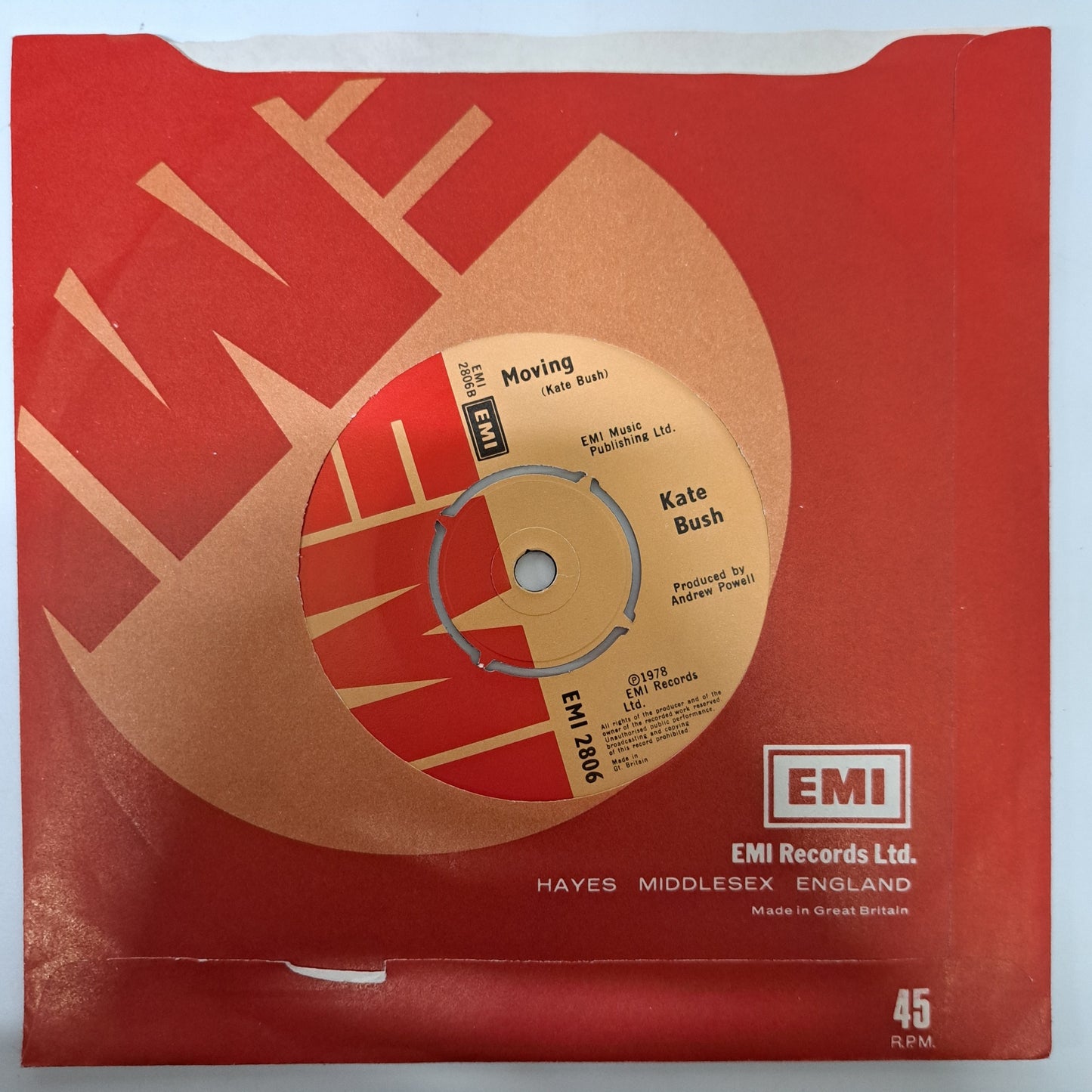 Kate Bush - Man with the Child in His Eyes (Vinyl Single 1978 UK) Mint