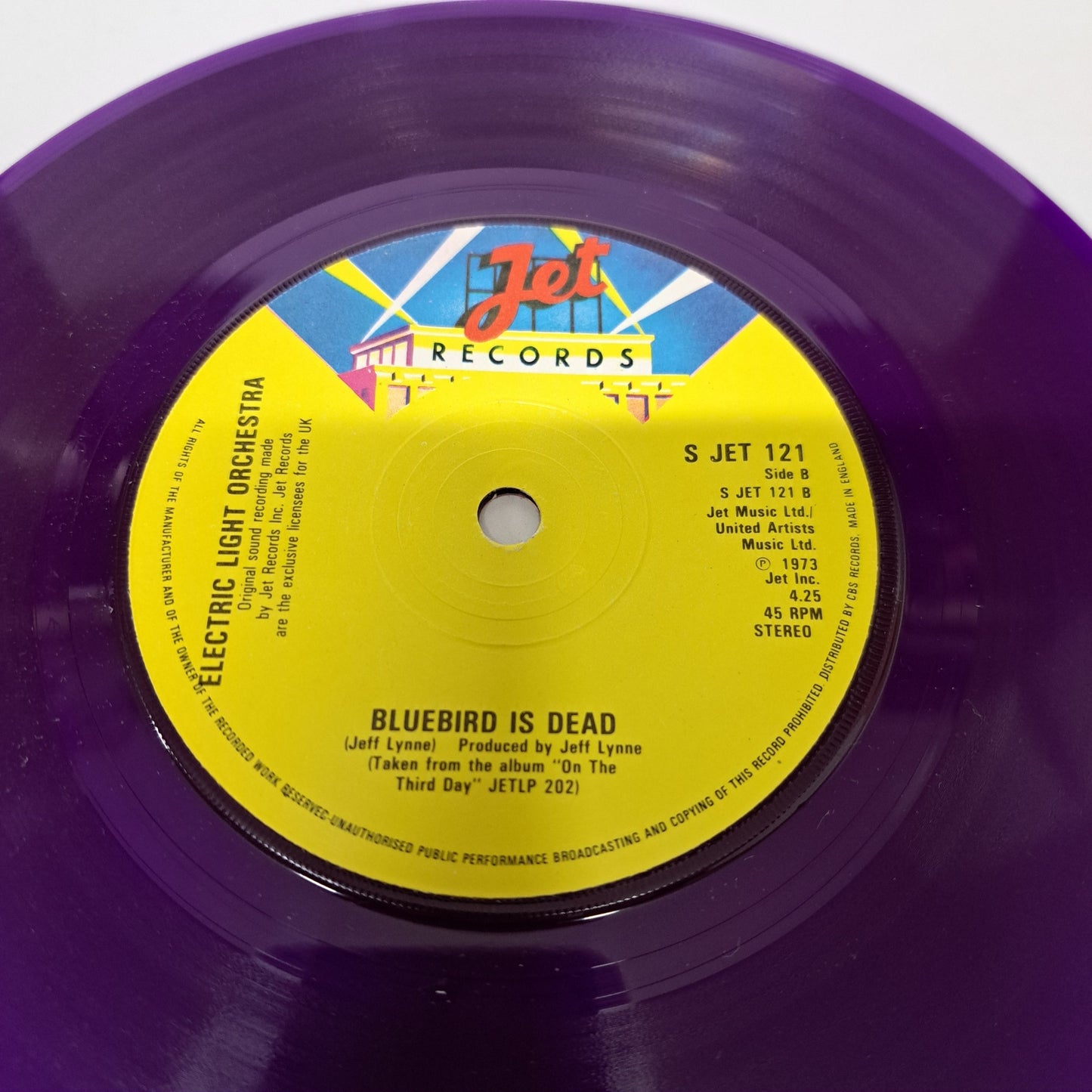 E.L.O - Sweet Talkin' Woman (Purple Vinyl Single P/S) EX/NM