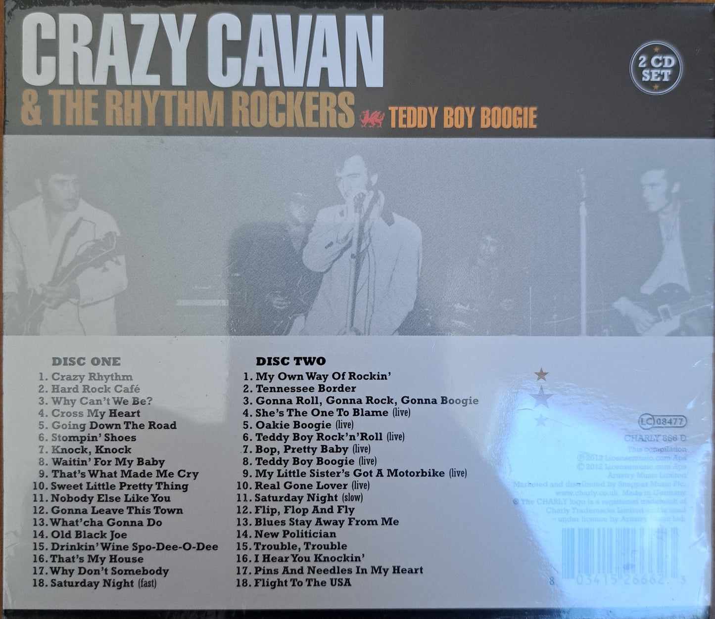 Crazy Cavan & the Rhythm Rockers - Teddy Boy Boogie (2012 DCD) Sealed