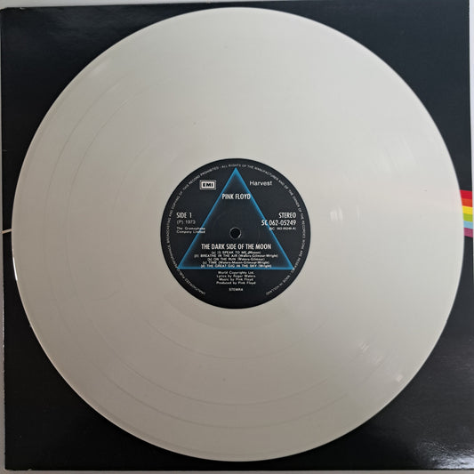 Pink Floyd - Dark Side of the Moon (White Vinyl LP 1978) EX/NM