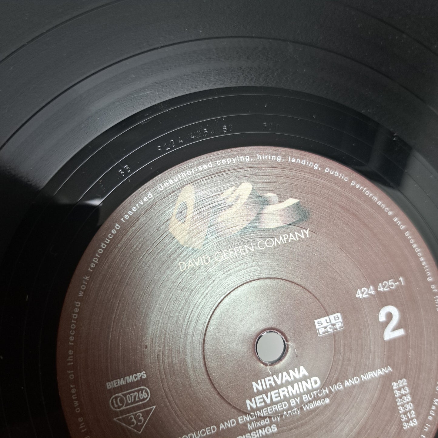 Nirvana - Nevermind (2015 180g Vinyl LP) NM/M
