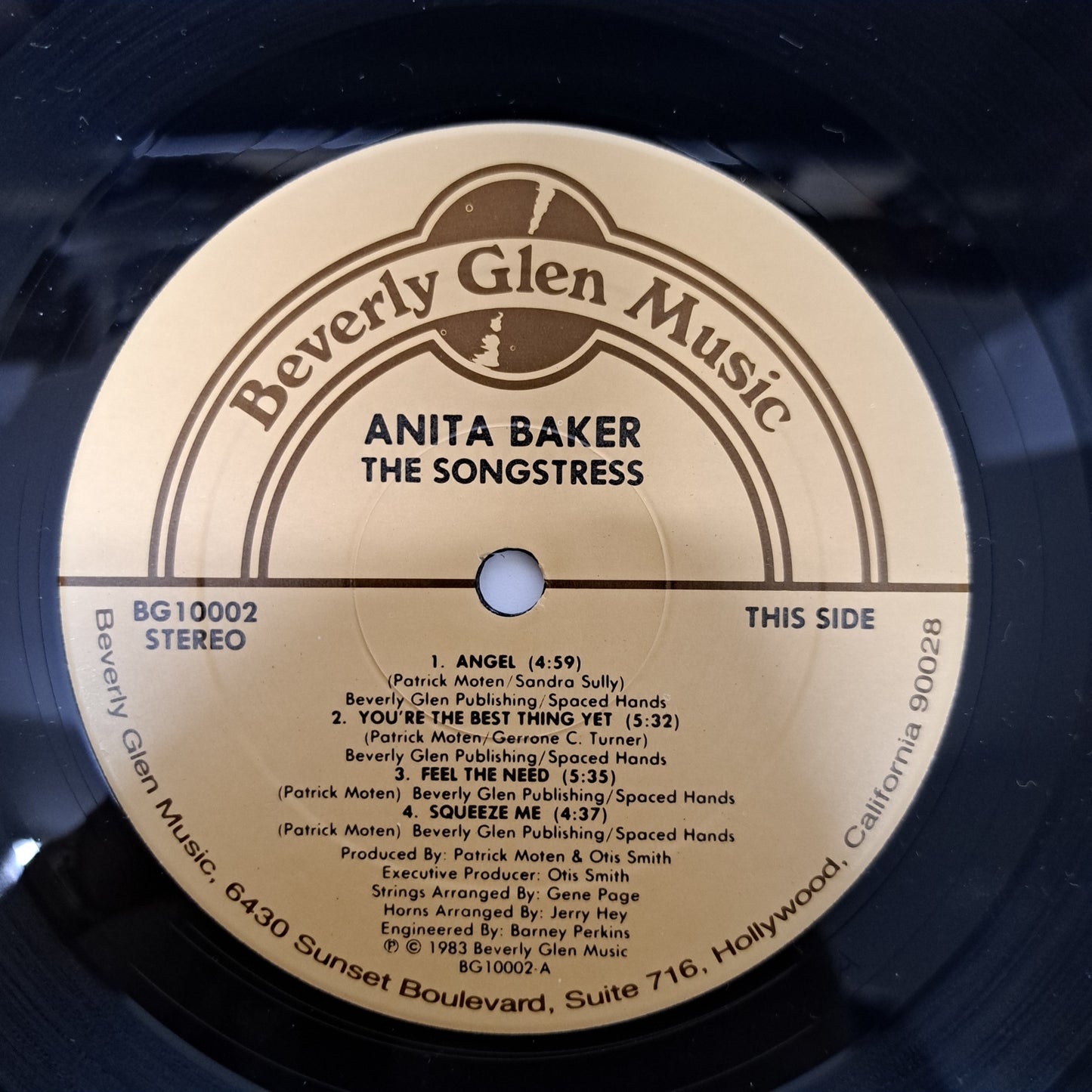 Anita Baker - Songstress NM/NM (Vinyl LP 1983 US SRC)