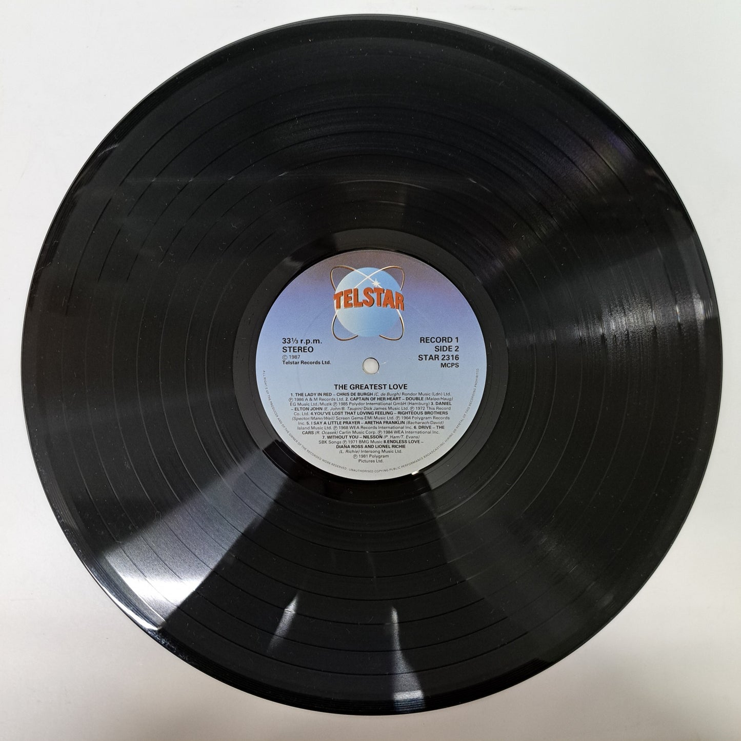 Various - The Greatest Love (Double Vinyl LP) EX/NM/NM 1988 Compilation