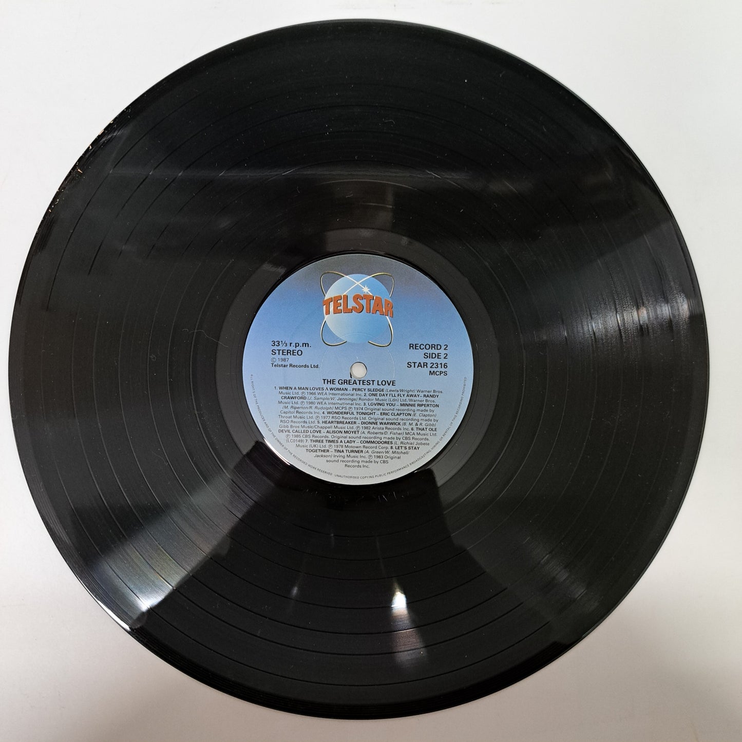 Various - The Greatest Love (Double Vinyl LP) EX/NM/NM 1988 Compilation