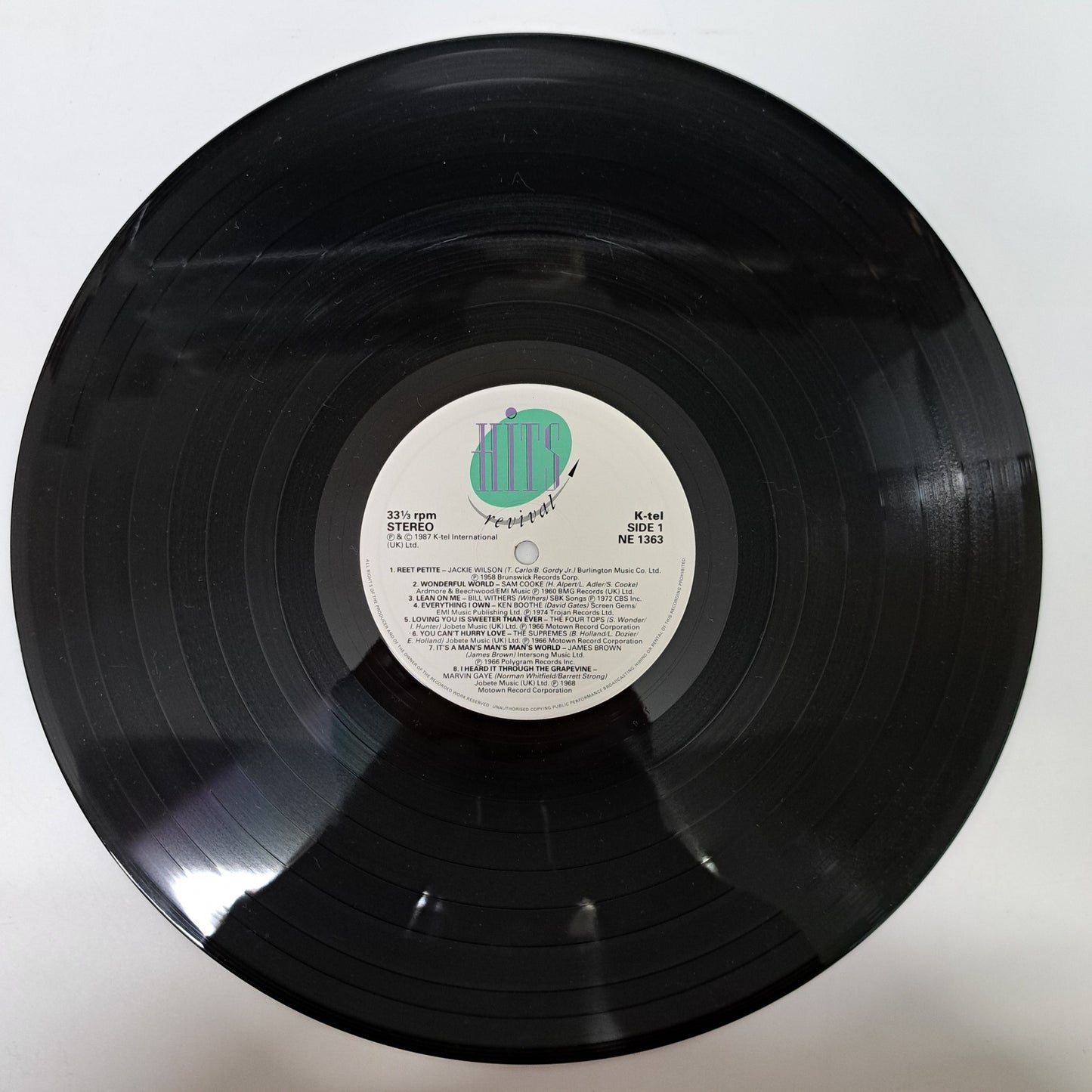 Various - Hits Revival (Vinyl LP) NM/NM 1987 Soul Motown Compilation