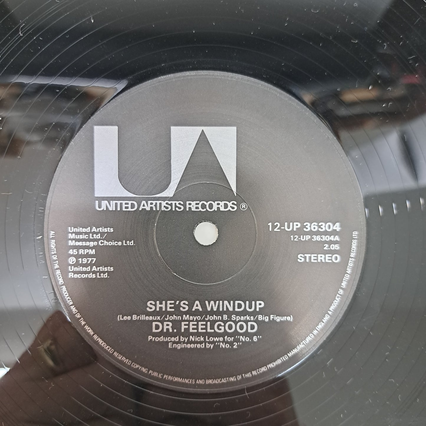 Dr Feelgood - She's a Windup (Vinyl 12" Limited Edition) NM/EX UK 1977