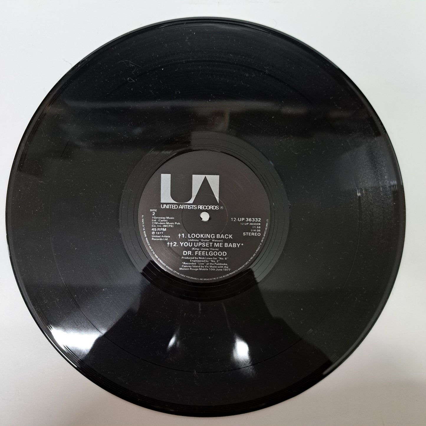Dr Feelgood - Baby Jane (Vinyl 12" Single) EX/EX UK 1977