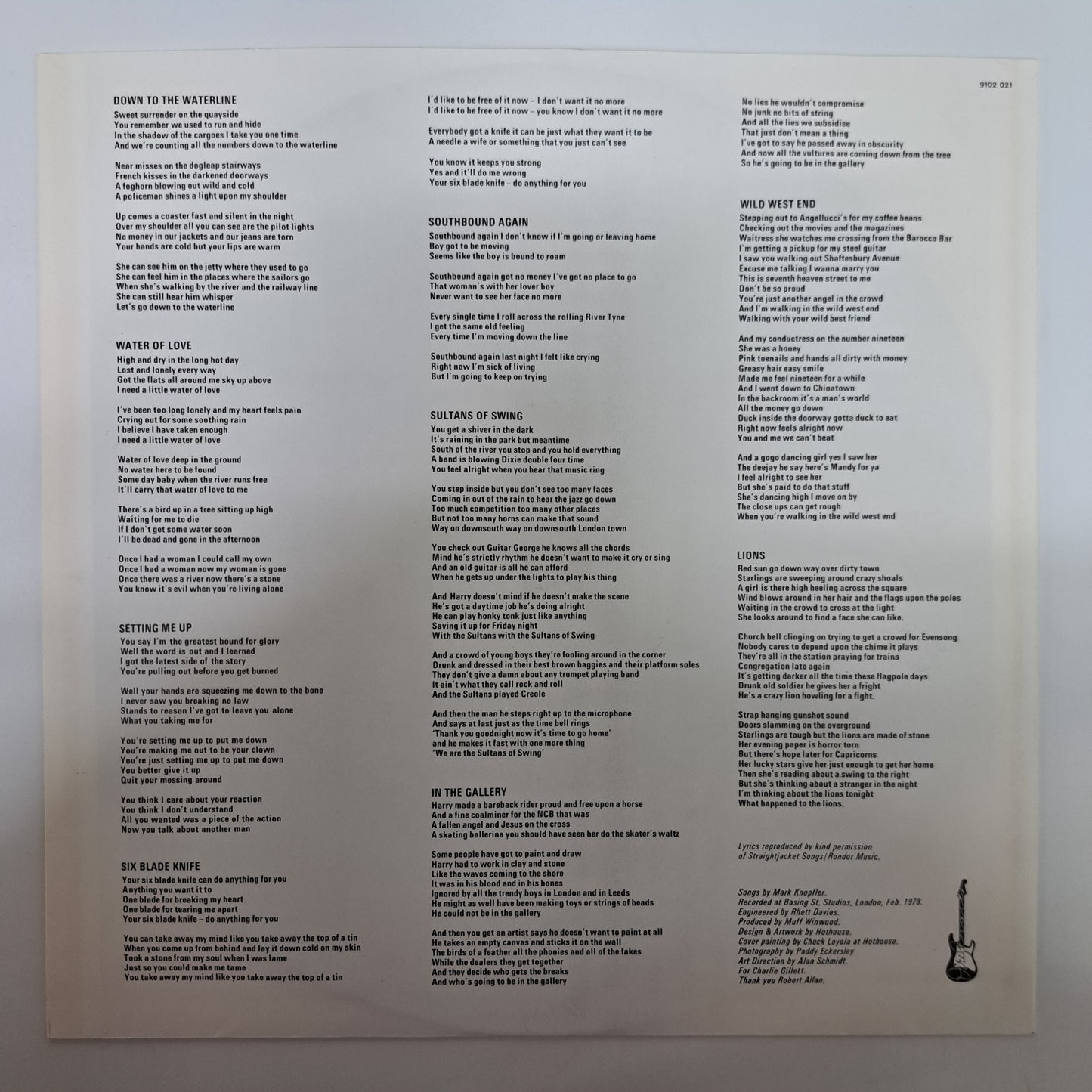 Dire Straits - Dire Straits (Vinyl LP) NM/NM UK 1978 Debut Album