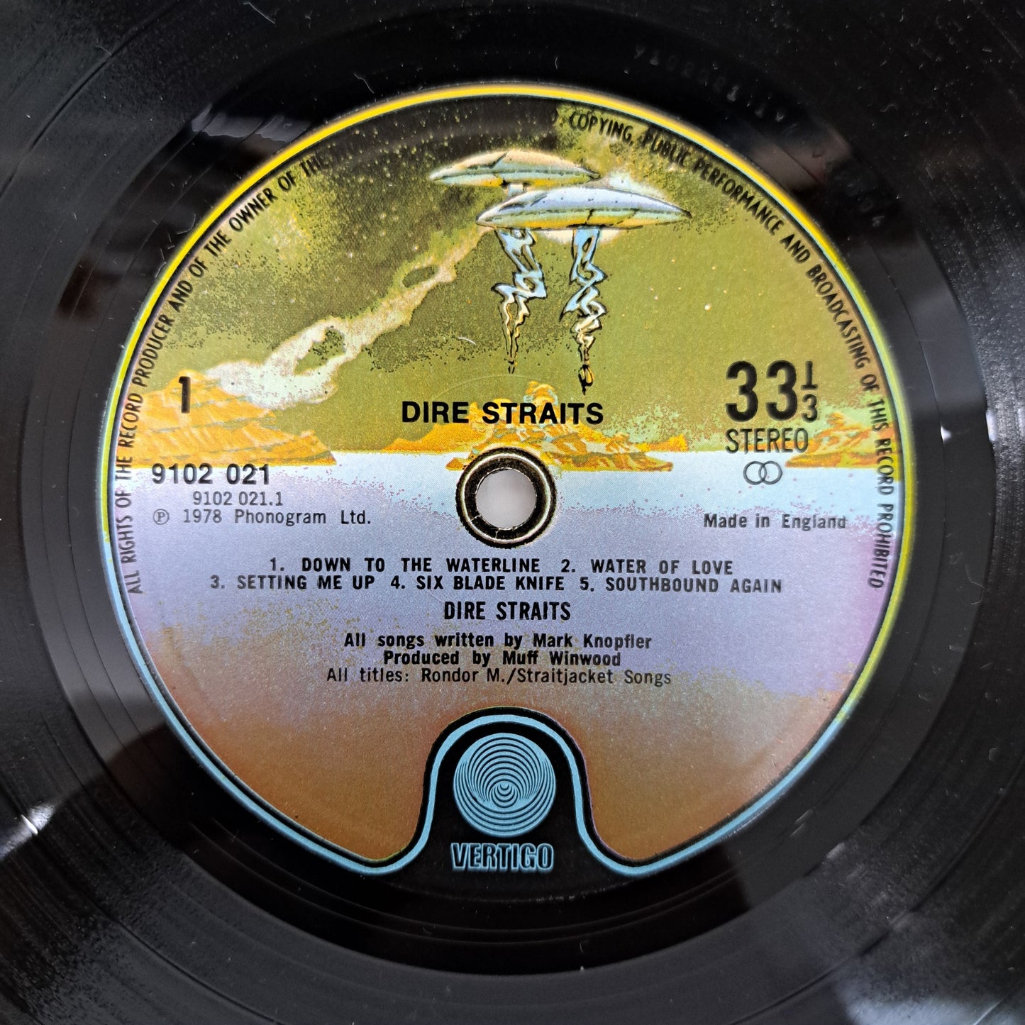 Dire Straits - Dire Straits (Vinyl LP) NM/NM UK 1978 Debut Album