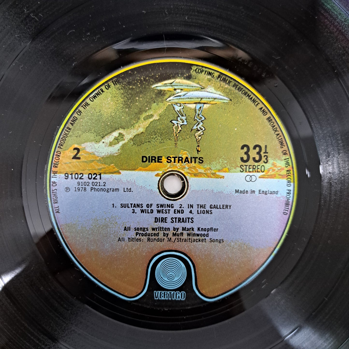 Dire Straits - Dire Straits (Vinyl LP) NM/NM UK 1978 Debut Album