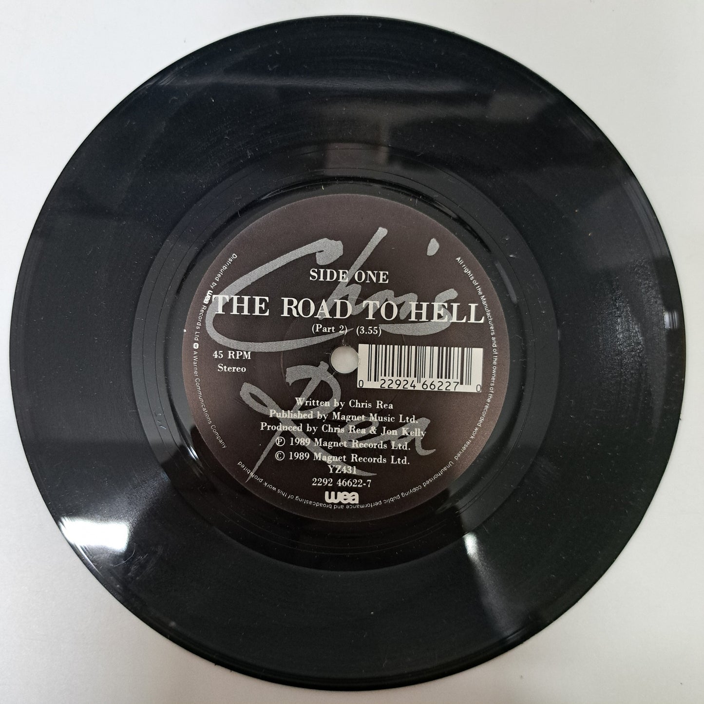 Chris Rea - The Road to Hell (Vinyl Single) 1989 UK P/S 45