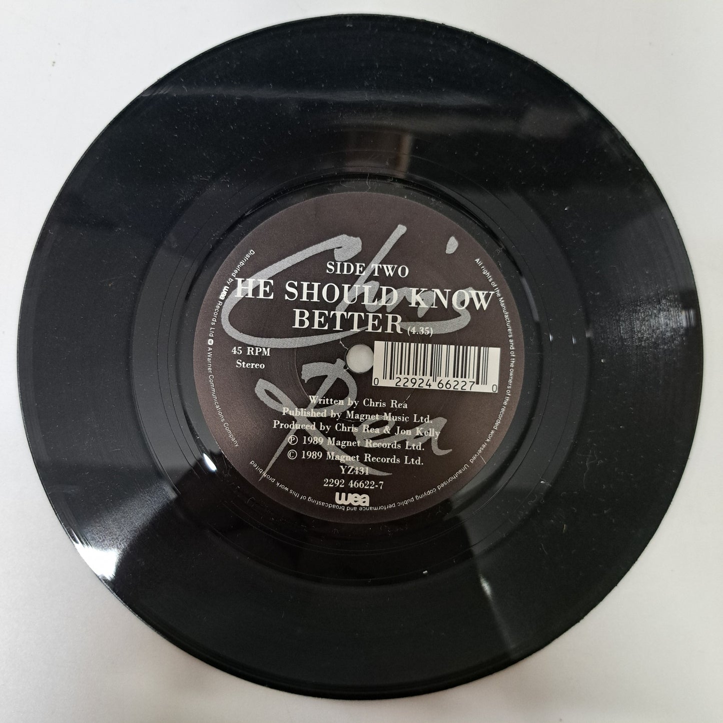 Chris Rea - The Road to Hell (Vinyl Single) 1989 UK P/S 45