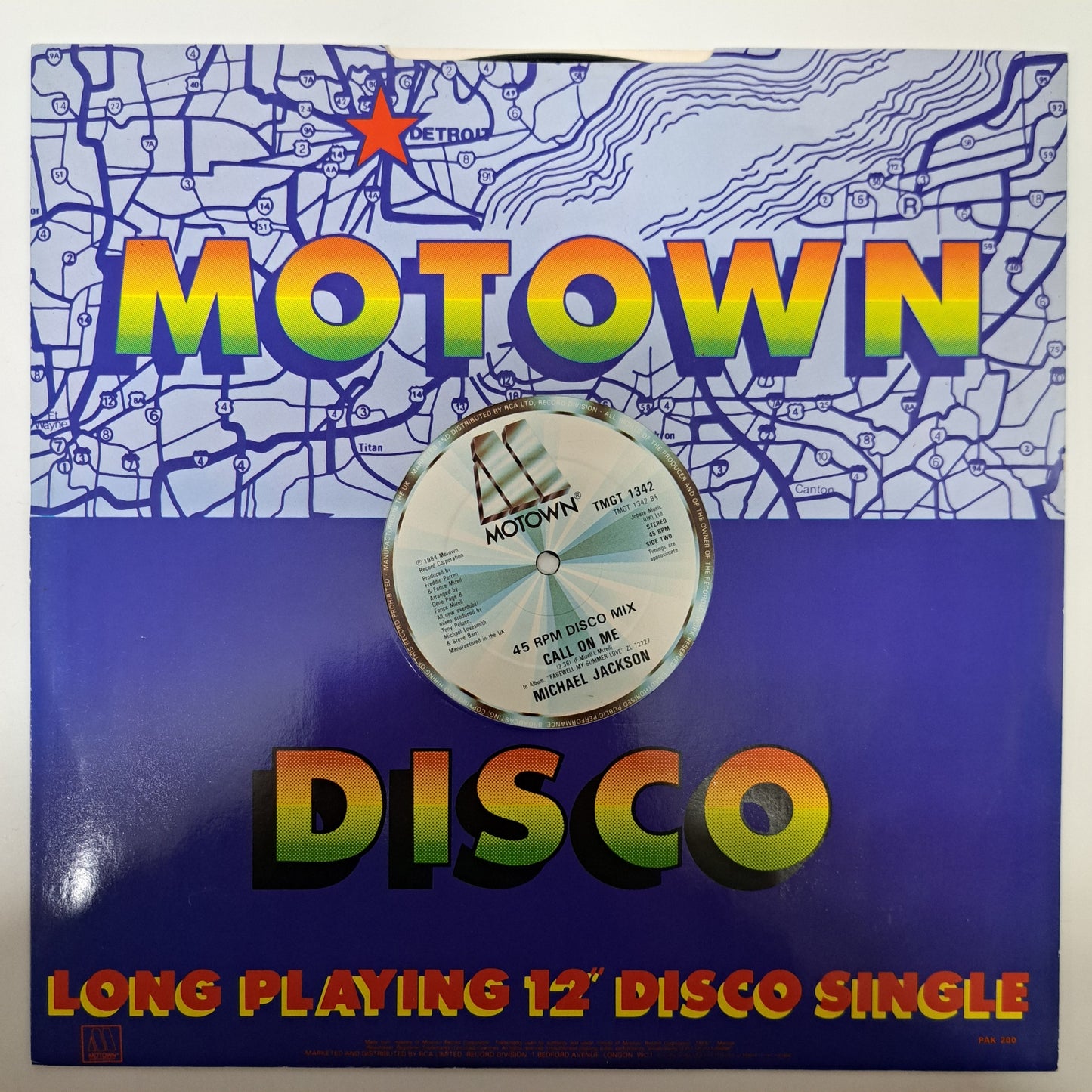 Michael Jackson - Farewell my Summer Love (Vinyl 12") EX/NM 1984 Disco Mix