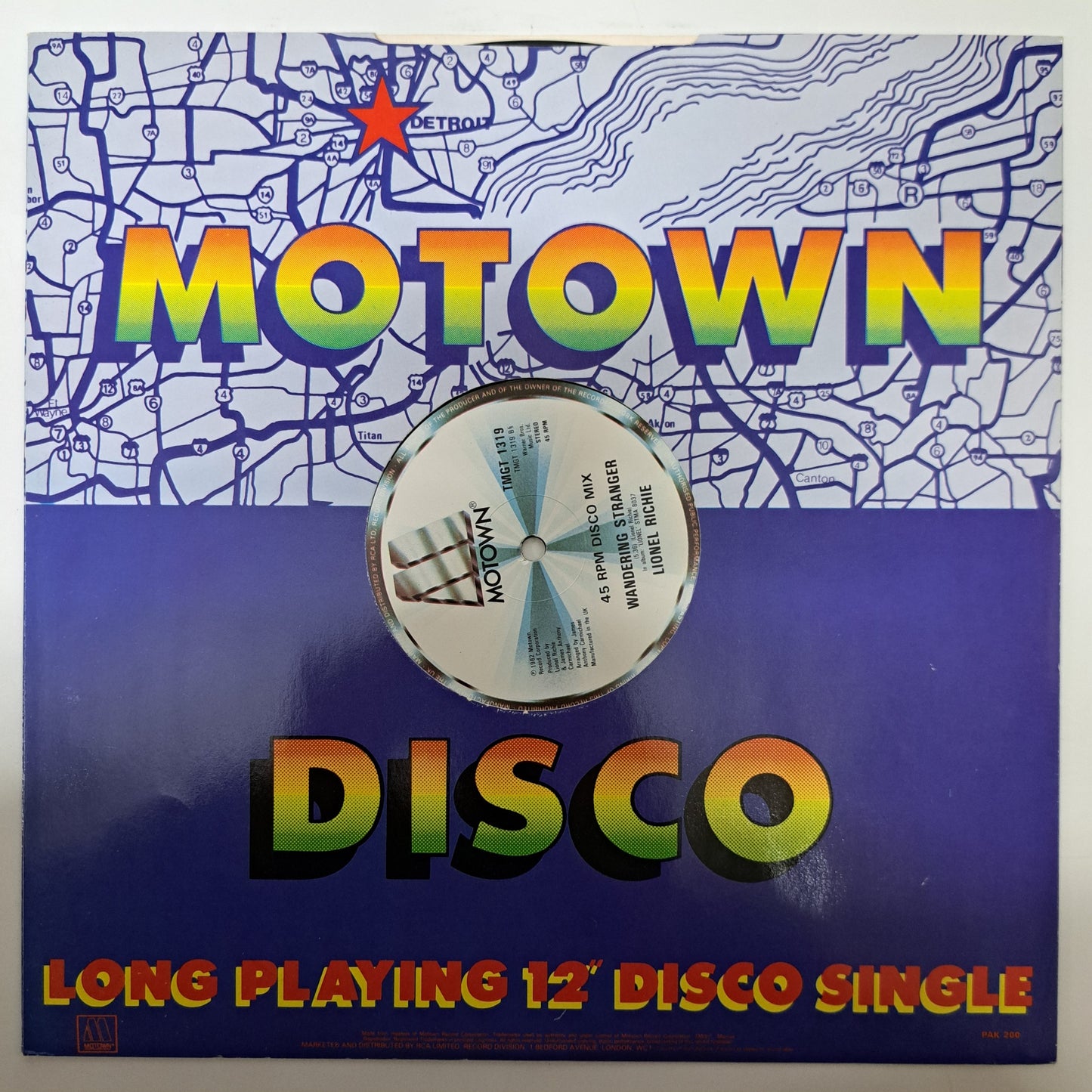 Lionel Richie - All Night Long (All Night) Vinyl 12" EX/EX 1983 Disco Mix