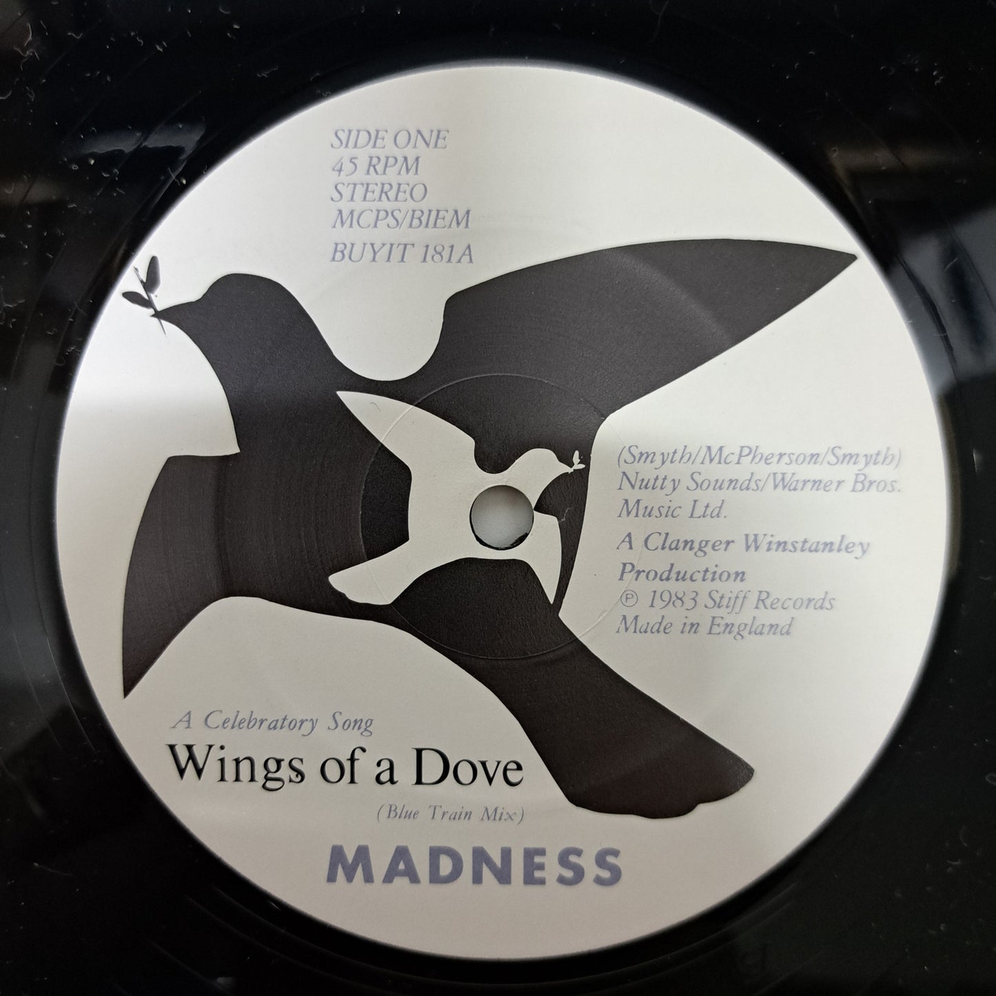 Madness - Wings of a Dove (Vinyl 12") EX/EX UK Embossed P/S