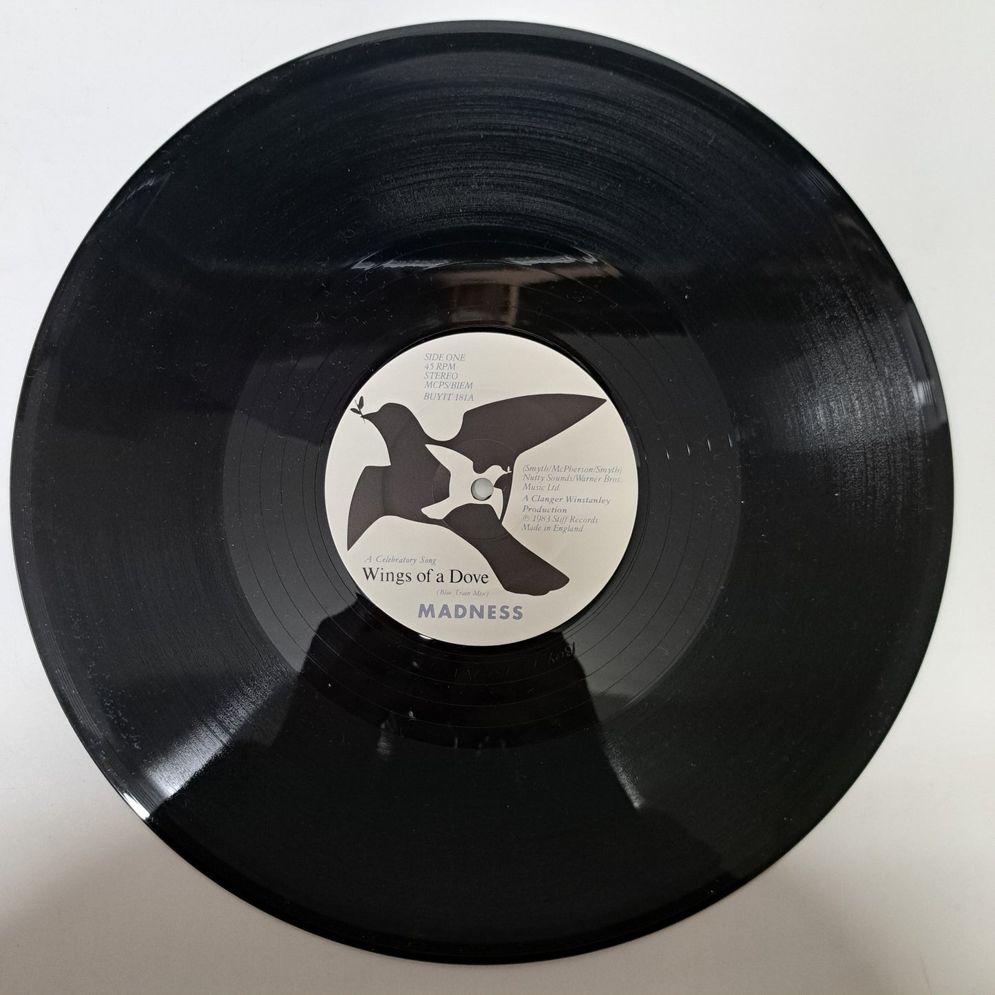 Madness - Wings of a Dove (Vinyl 12") EX/EX UK Embossed P/S