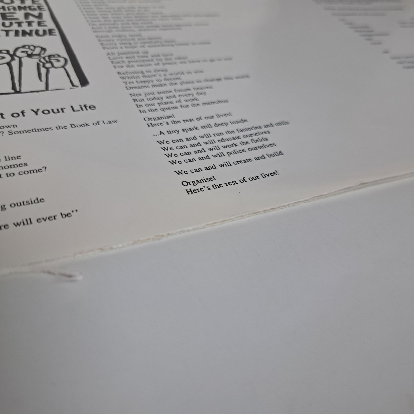 Chumbawamba - Never Mind the Ballots (Vinyl LP 1987 France) EX/EX