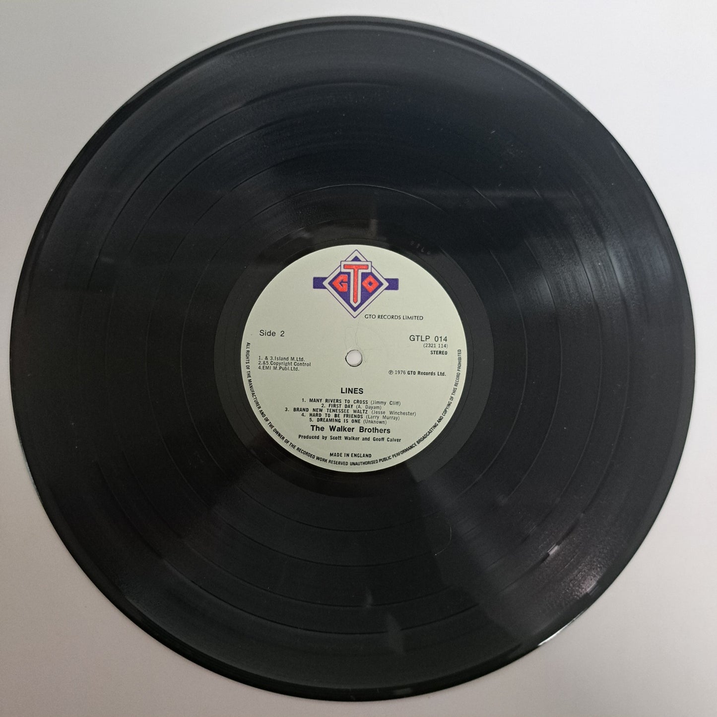 Walker Brothers - Lines (1976 Vinyl LP) NM/NM