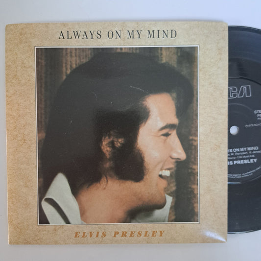 Elvis Presley - Always on my Mind (Vinyl 7" Single) EX/NM