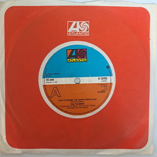 Trammps - That's Where the Happy people Go (Vinyl 7" Single) Ex