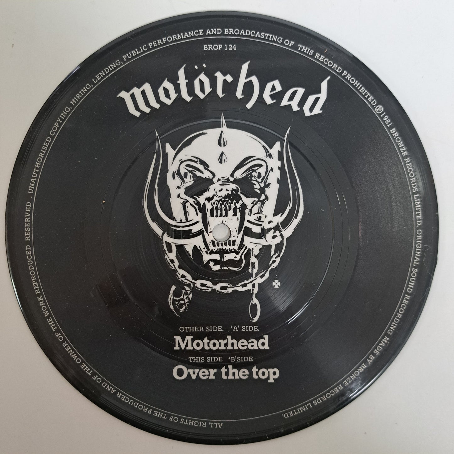 Motorhead - Motorhead (Vinyl 7" Picture Disc Single) EX