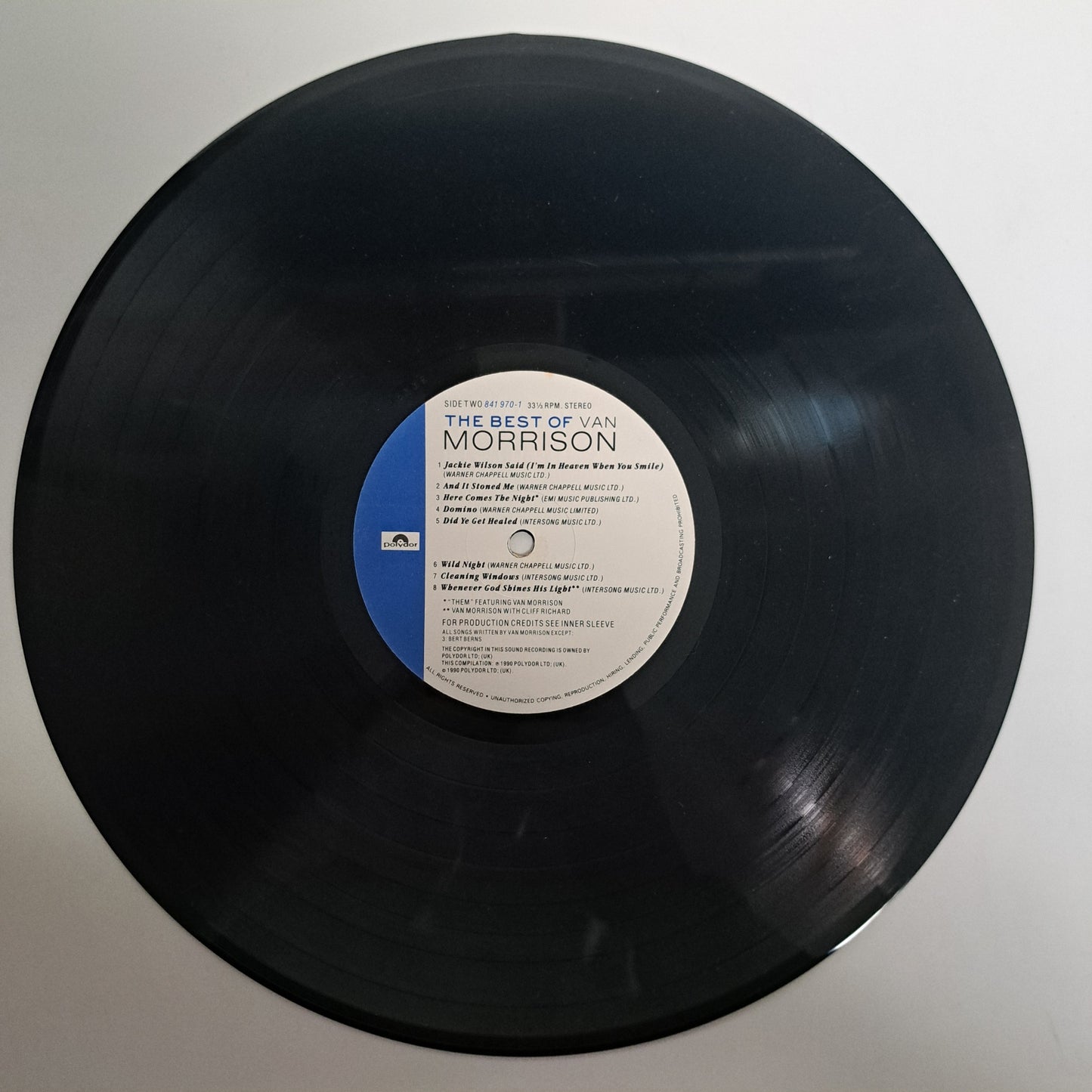 Van Morrison - The Best of (Vinyl LP 1990 UK) NM/EX