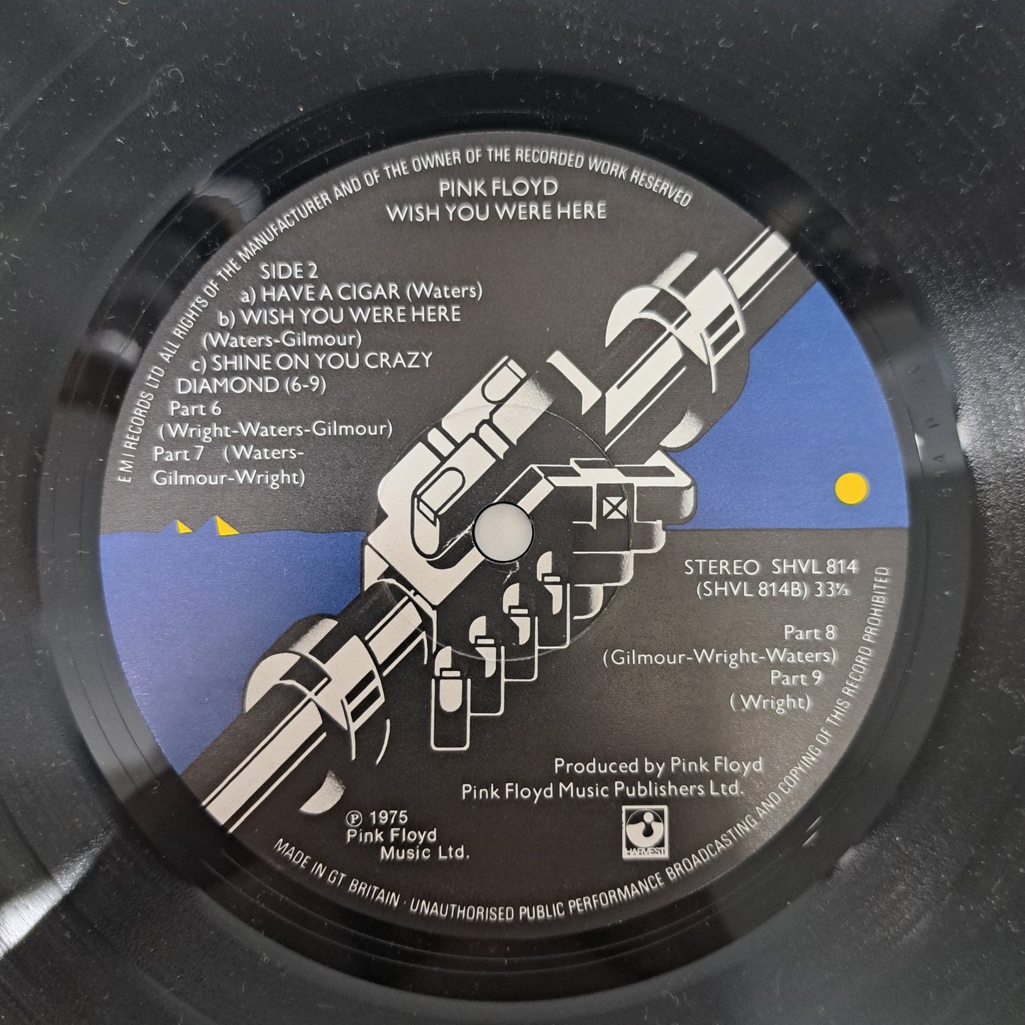 Pink Floyd - Wish You Was Here (Vinyl LP UK 1976) EX/NM