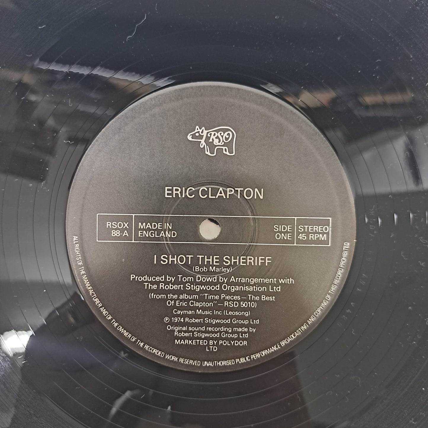 Eric Clapton - I Shot the Sheriff (Vinyl 12" Single 1982) VG/NM