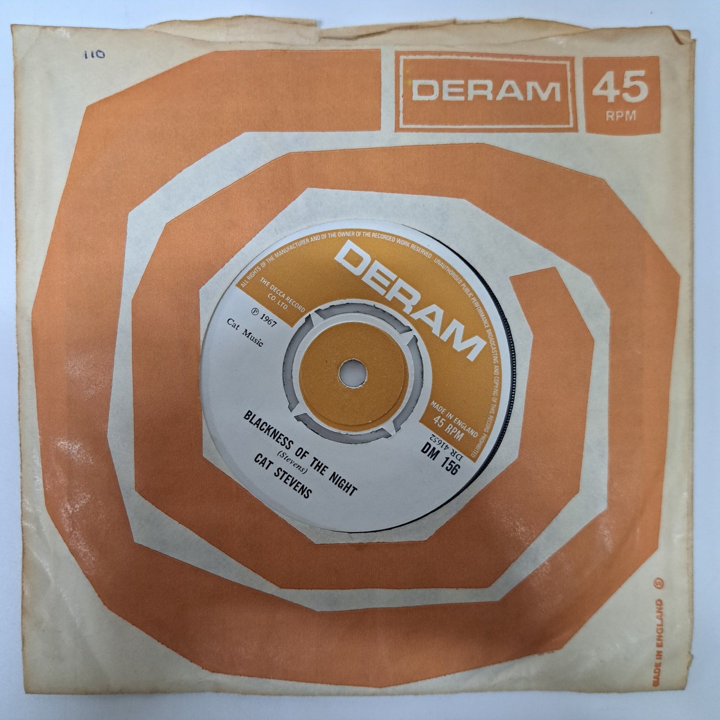 Cat Stevens - Kitty (Vinyl 7" Single) EX